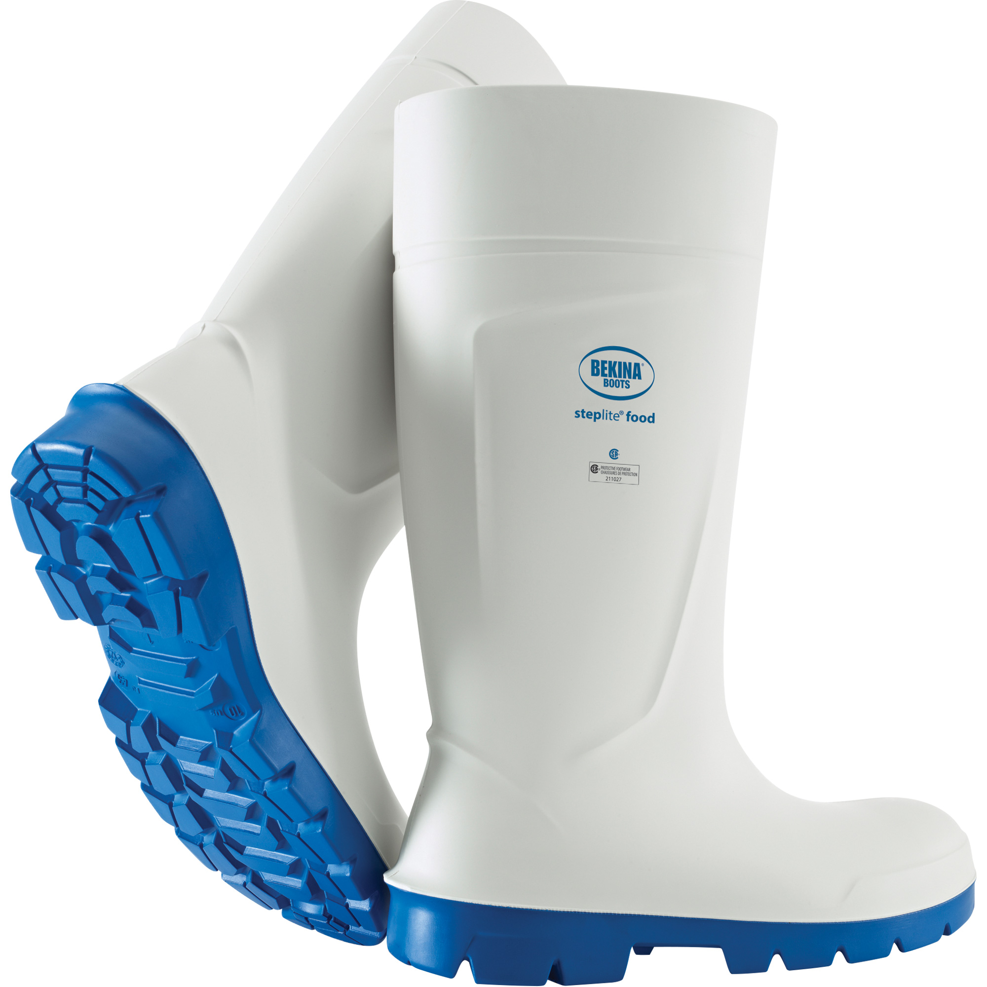Bekina P230 Steplite Boots Polyurethane Steel Toe Size 4 Pair P230WB 4
