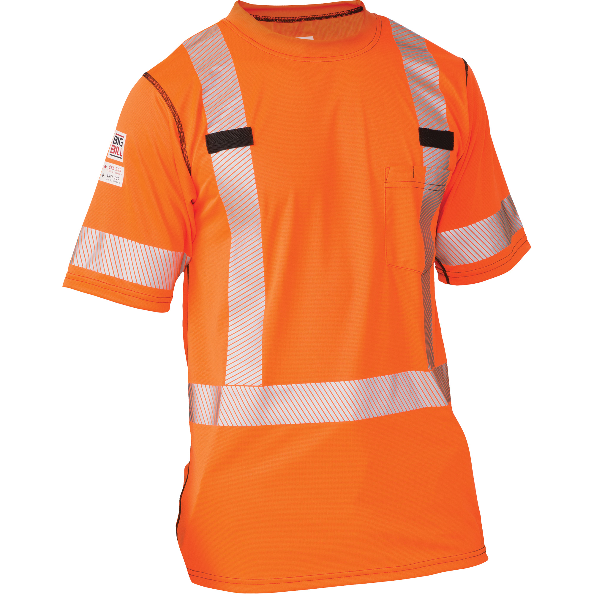 Big Bill RT54HVK5-R-ORA-L Polartec® Power Grid® High Visibility