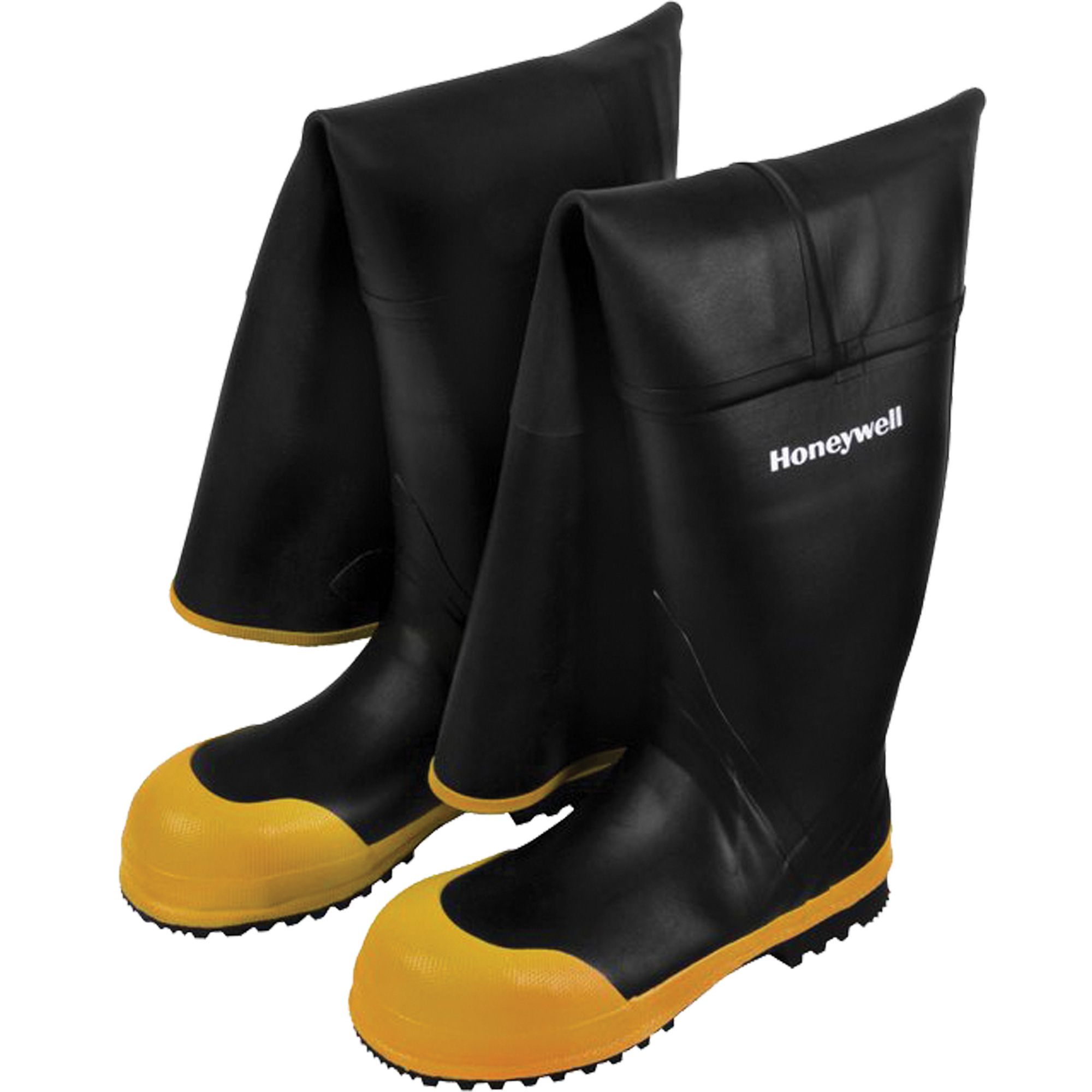 Honeywell BT2700W BLK 070 North Ranger Insulated Hip Boots Rubber Steel Toe Size 7 Puncture Resistant Sole