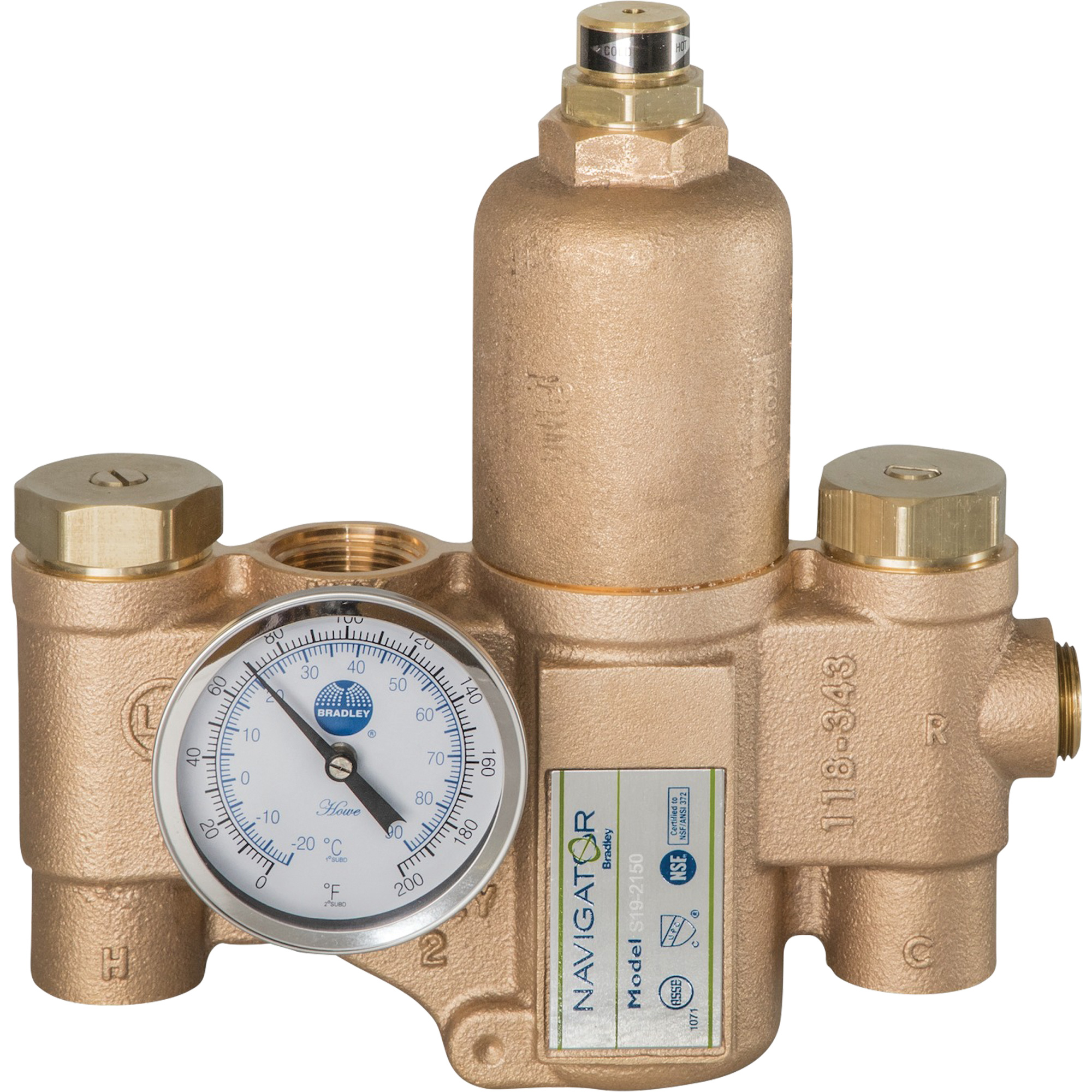 BRADLEY Navigator EFX20 Emergency Fixture Thermostatic Mixing Valve, 30 GPM SGS362 ( S192150