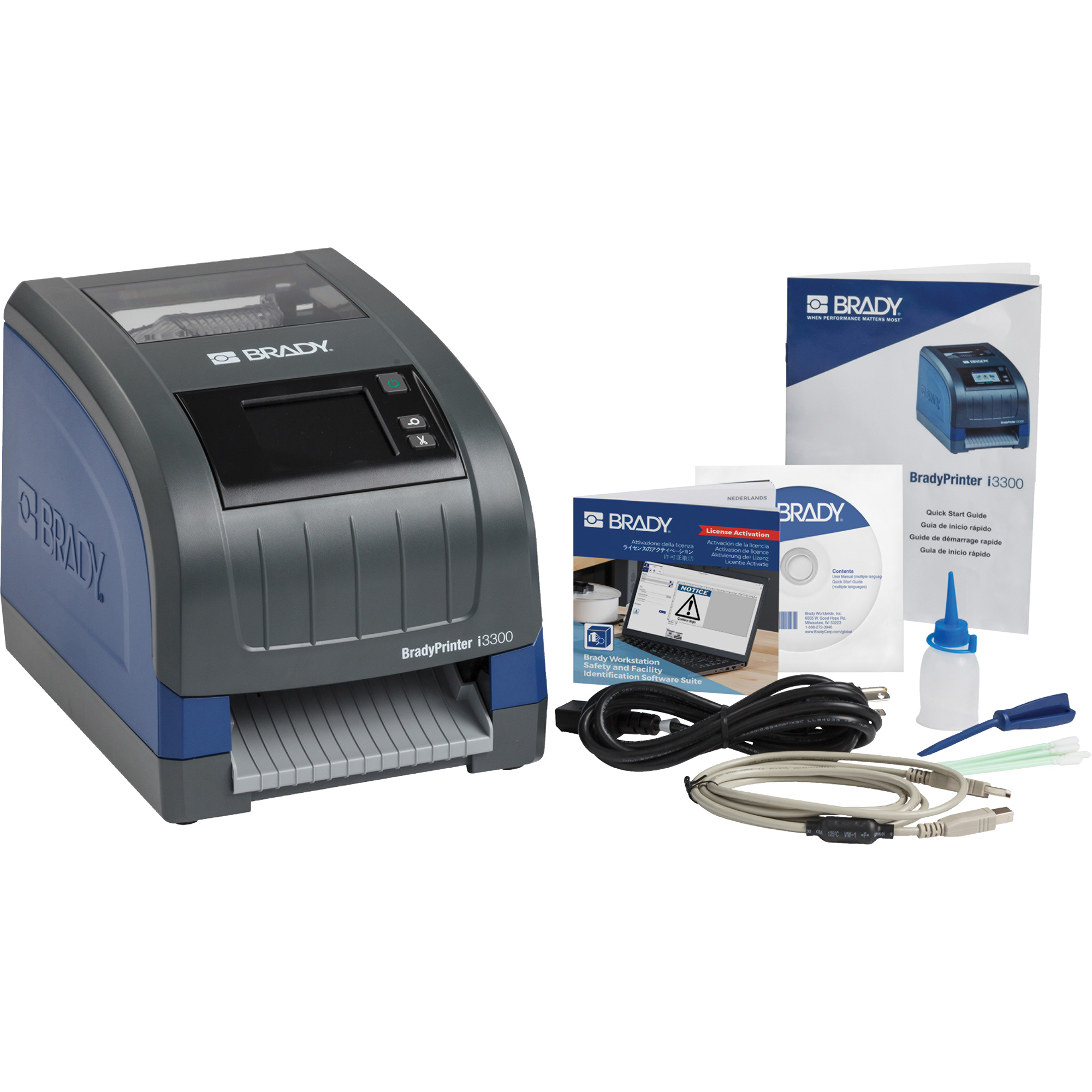 BRADY i3300 Industrial Label Printer with Safety & Facility ID Software