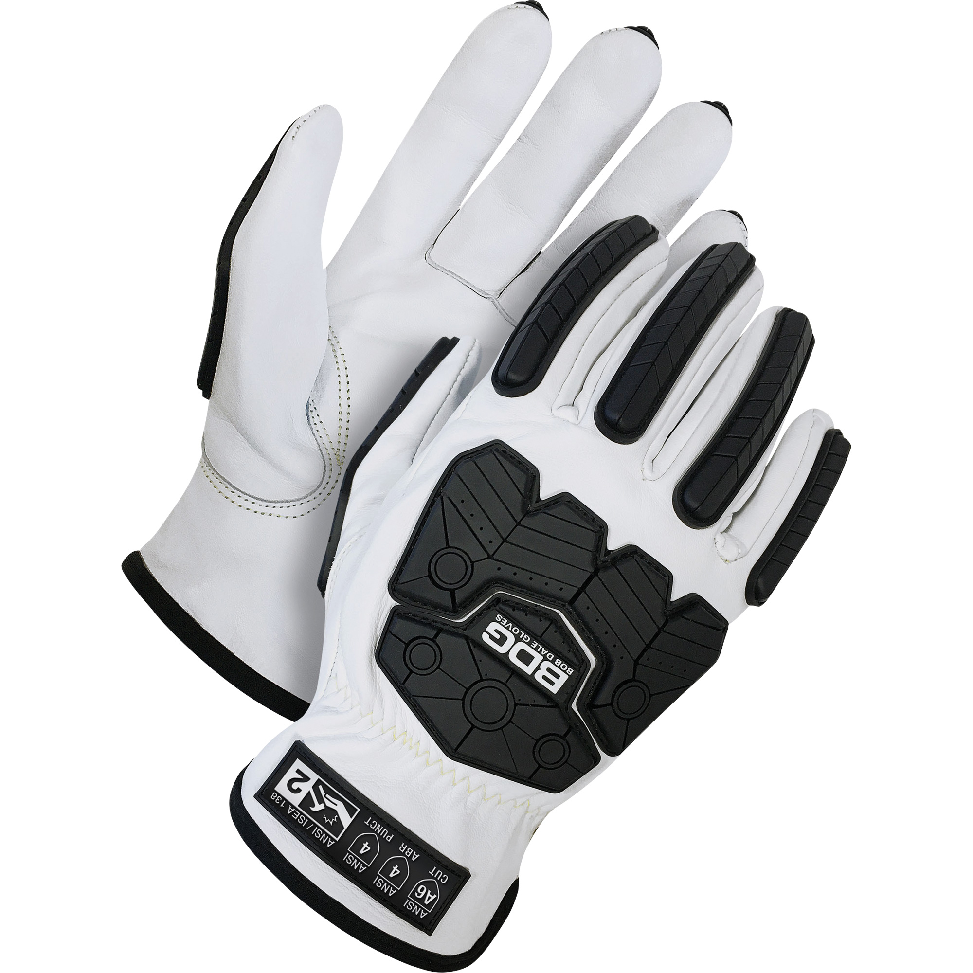 BOB DALE GLOVES Classic Impact & Cut Resistant Driver Gloves, Size