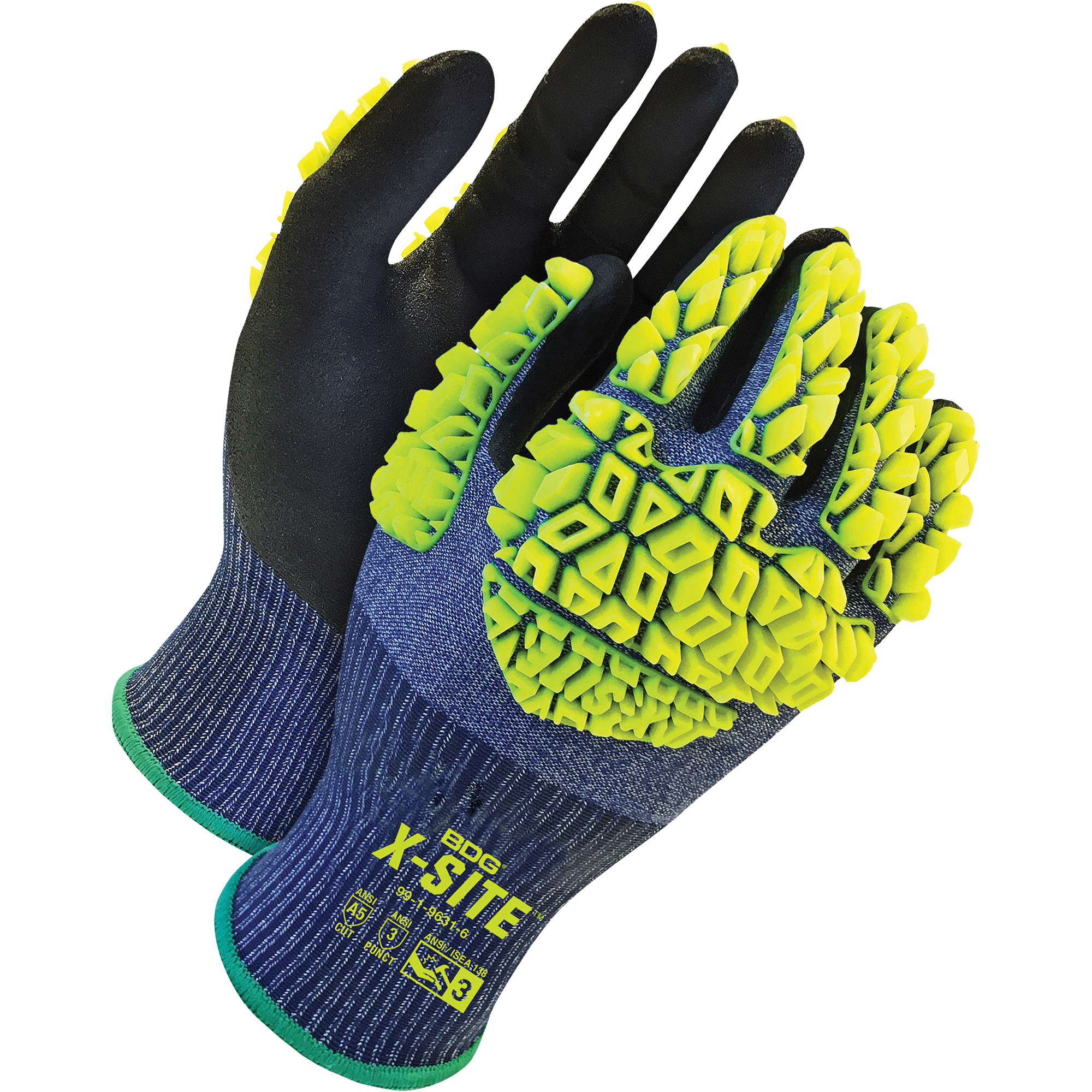 BOB DALE GLOVES CutX Cut & ImpactResistant Gloves, Size 6/XSmall