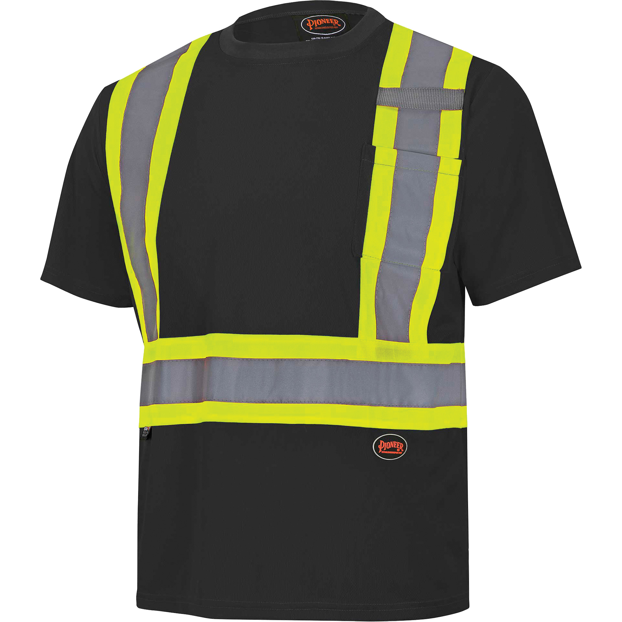 Pioneer V1051170-2XL Bird's-Eye Safety Shirt, Polyester, 2X