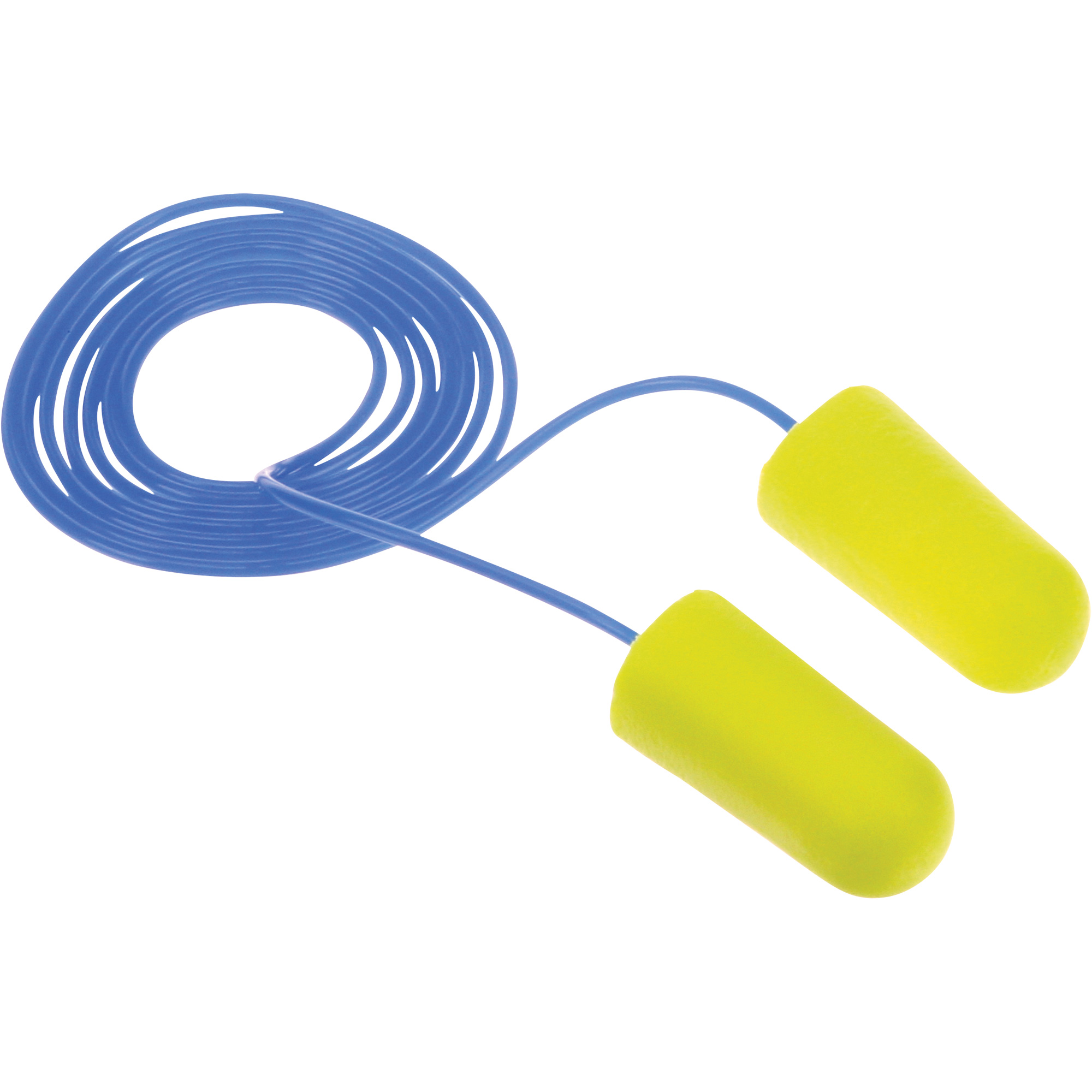 3M EARsoft Yellow Neon Earplugs, Bulk Polybag, Corded SJ424 (311