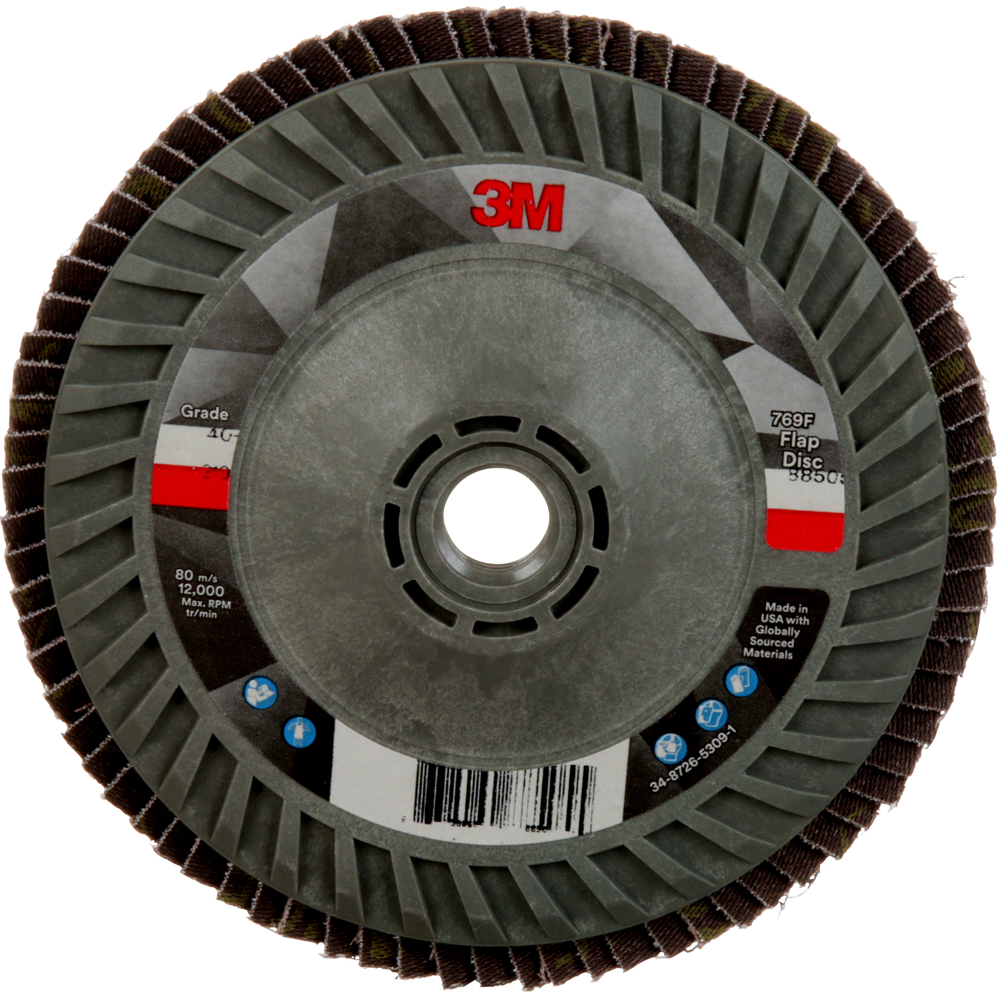 3M AB05946 769F Quick Change Flap Disc, 5