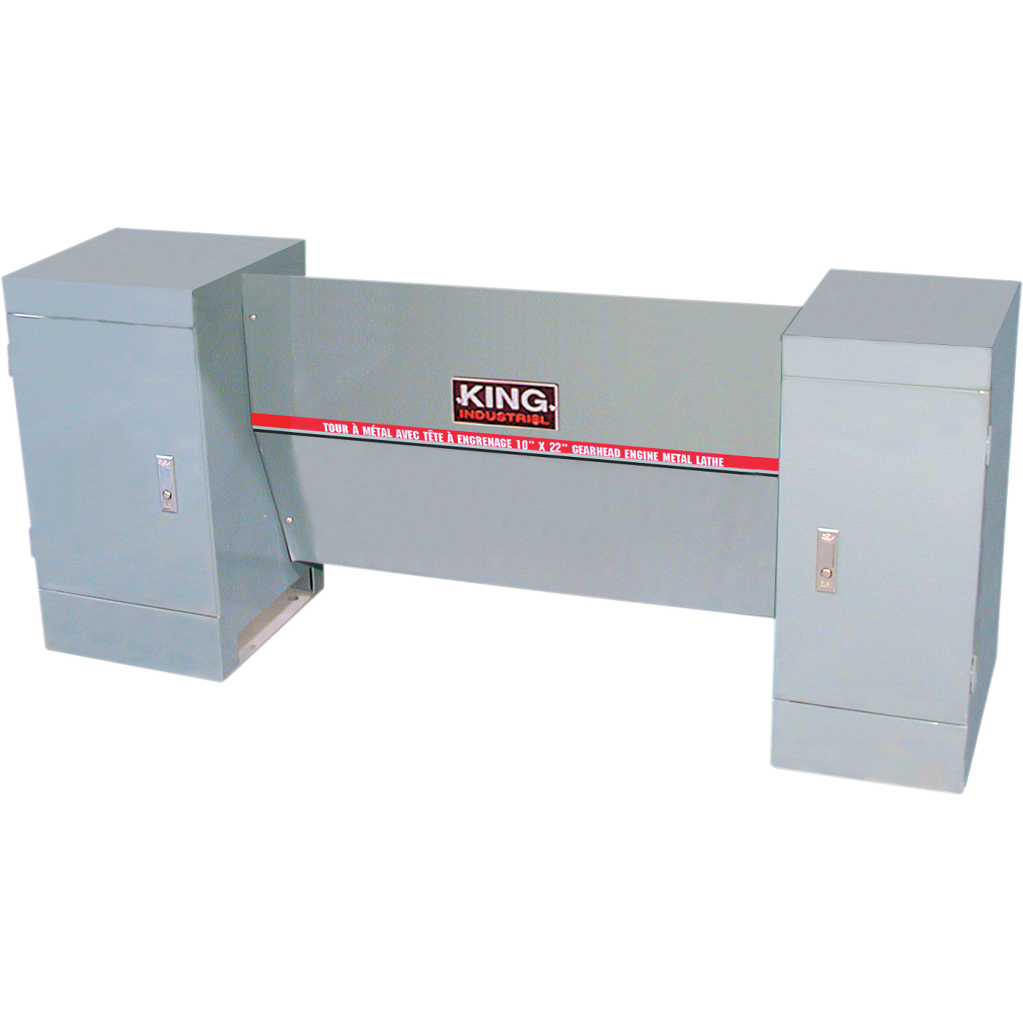 King Canada KC1236ML/SS1236 Gearhead Metal Lathes with Stand, 65" L x 28" W x 49" H