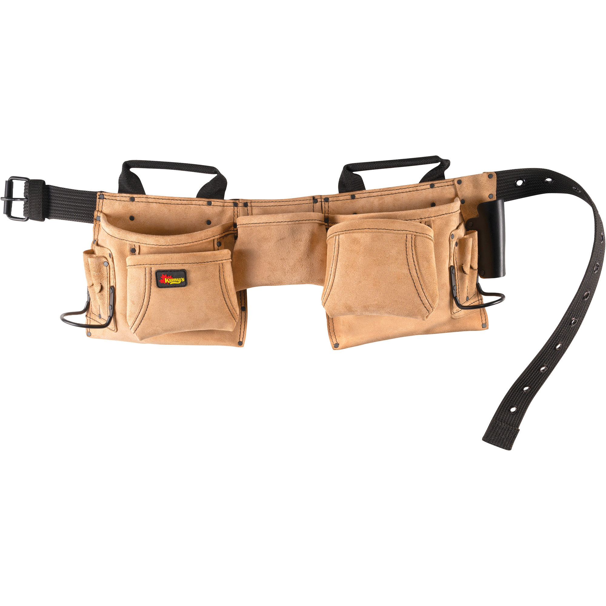 Kuny's AP-527X Constructor's Tool Belt, Leather, Tan
