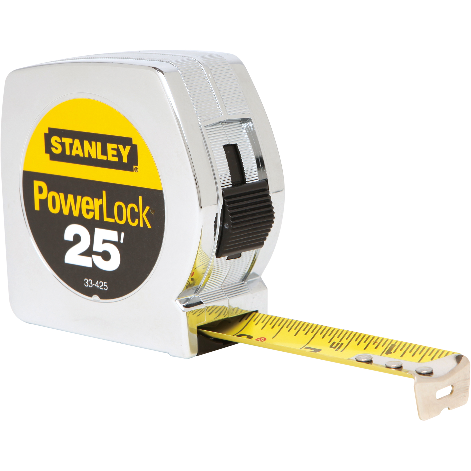 STANLEY TOOLS PowerLock® Measuring Tape, 1" x 25', 16ths of an Inch
