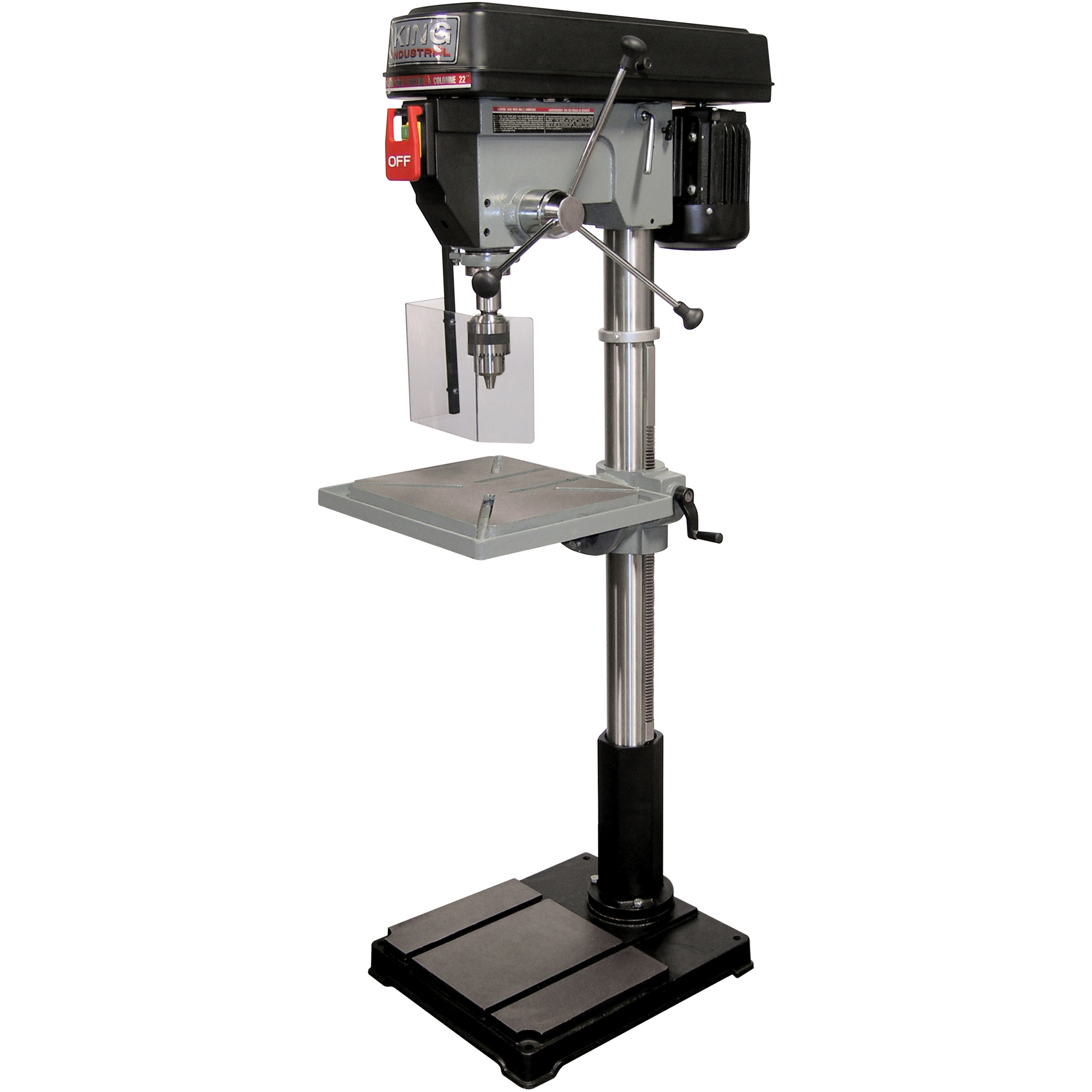 King Canada KC122FCLS Floor Drill Presses, 22", 3/4" Chuck, 4200 RPM