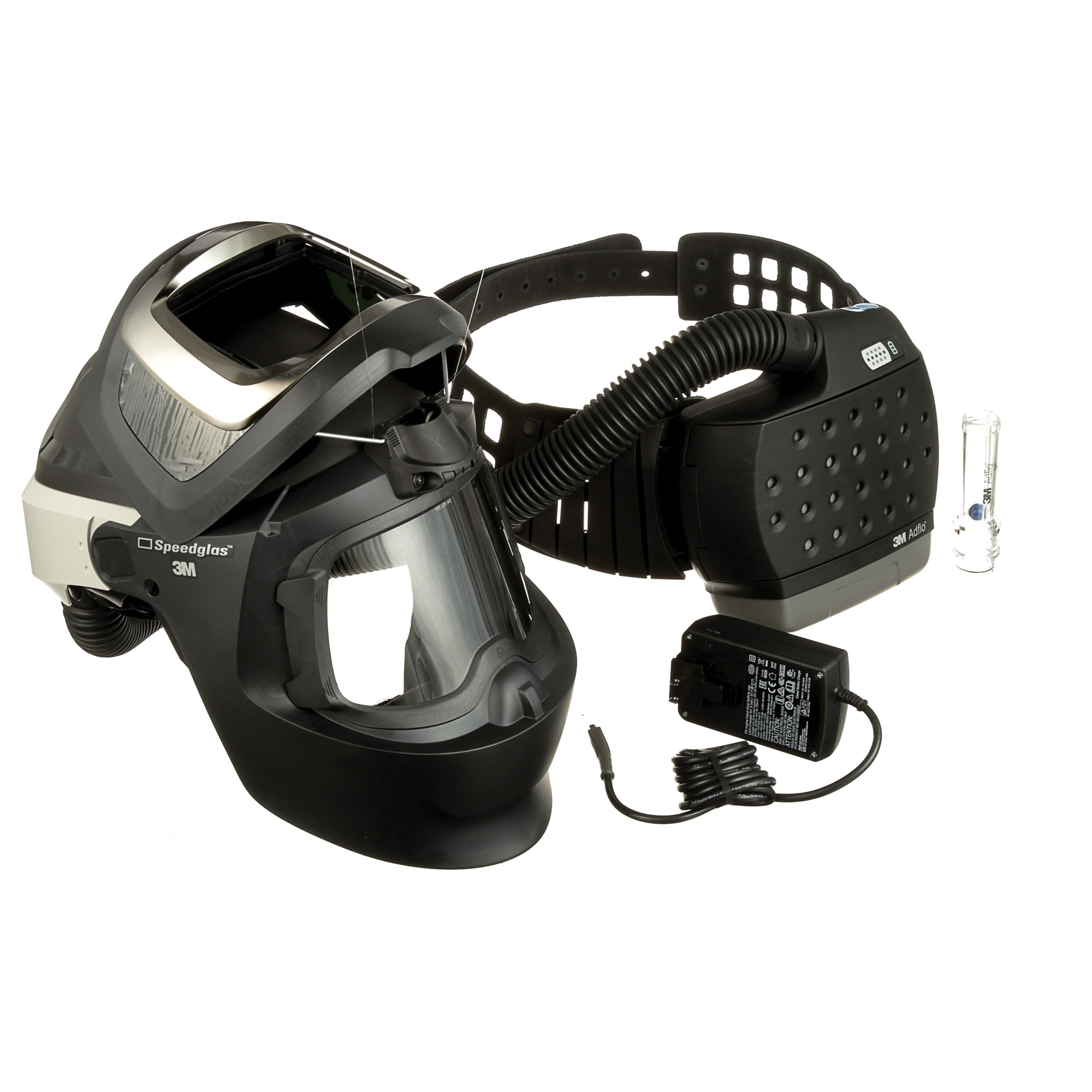 3M Adflo Powered Air Purifying Respirator, Welding Helmet, LithiumIon Battery TTV420 (371101