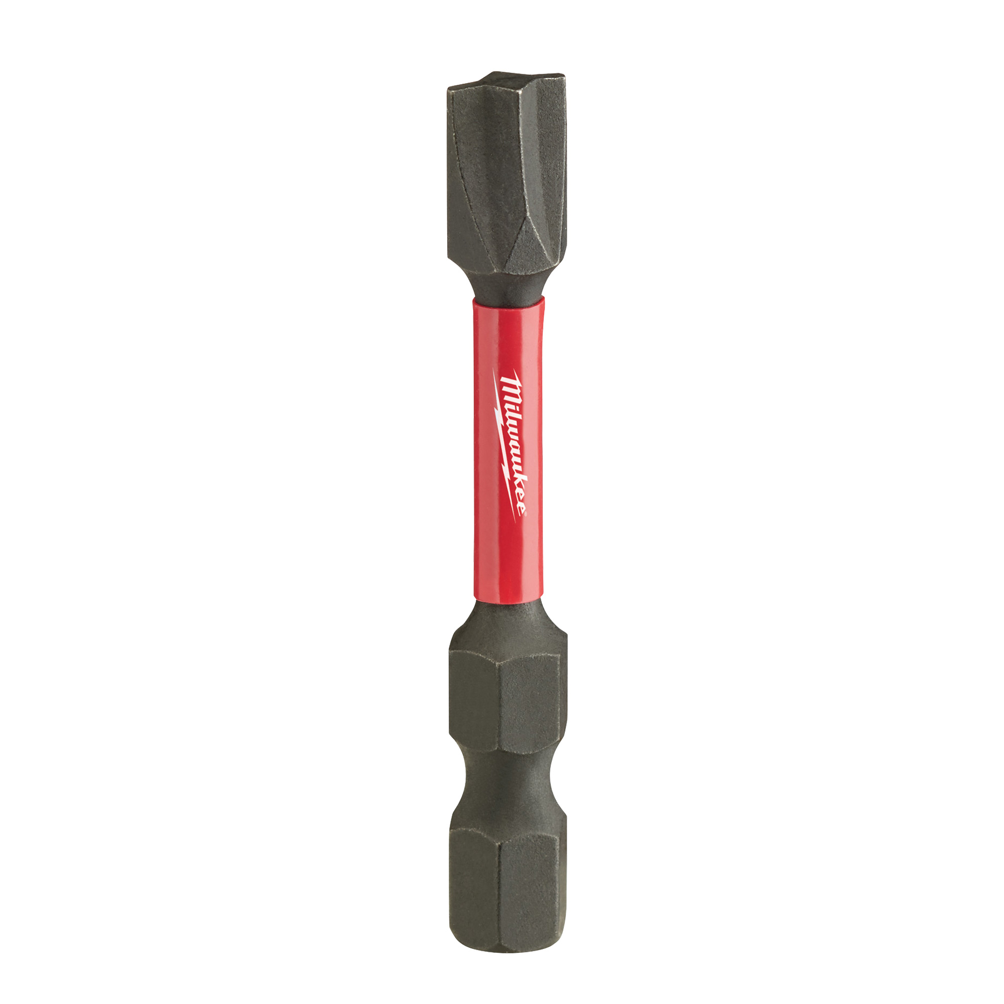 MILWAUKEE Shockwave Impact Power Bits, ECX, 2 Tip, 1/4" Drive Size, 2" Length UAE207 (4832