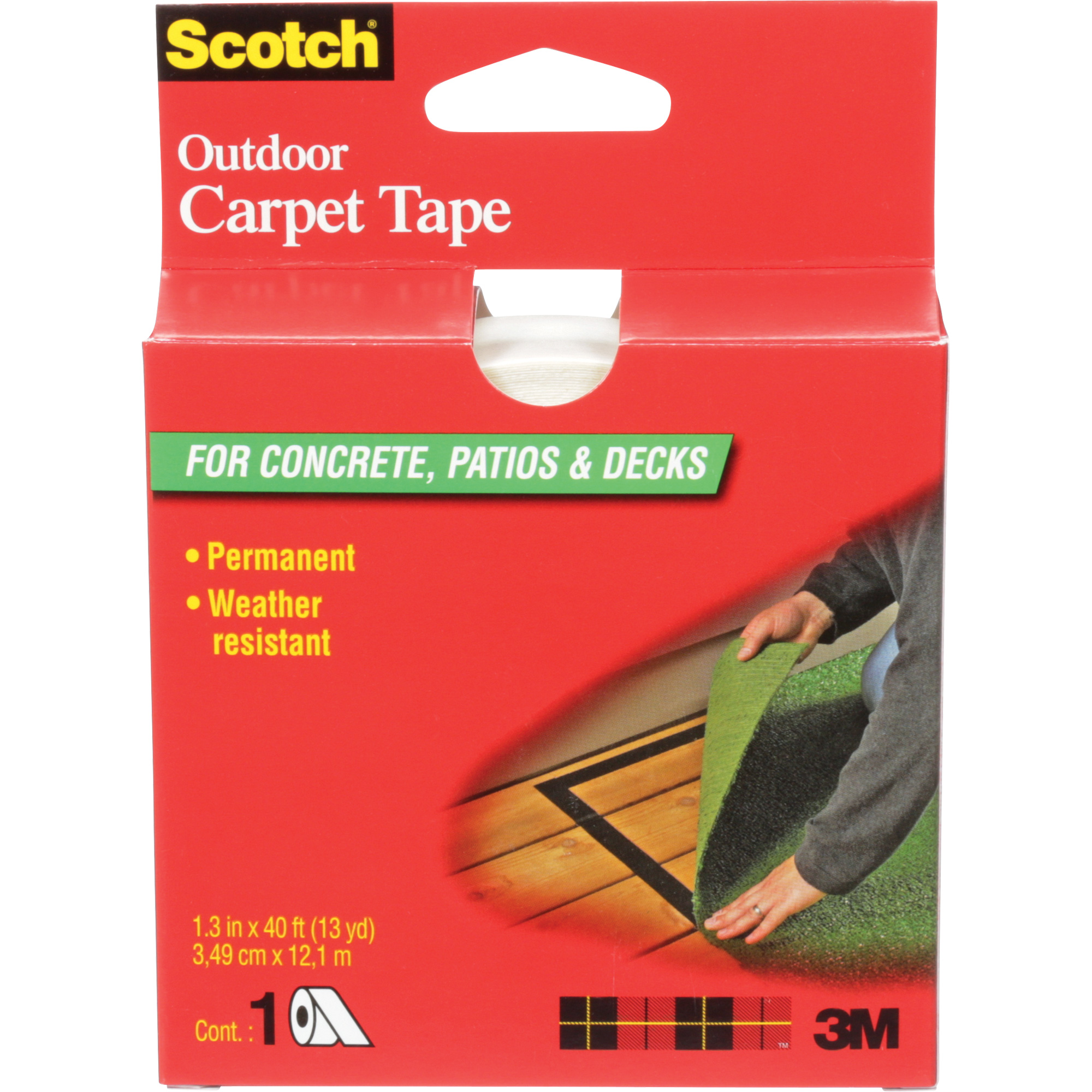 3M Scotch® Outdoor Carpet Tape UAE338 (CT3010) Shop DoubleSided Film