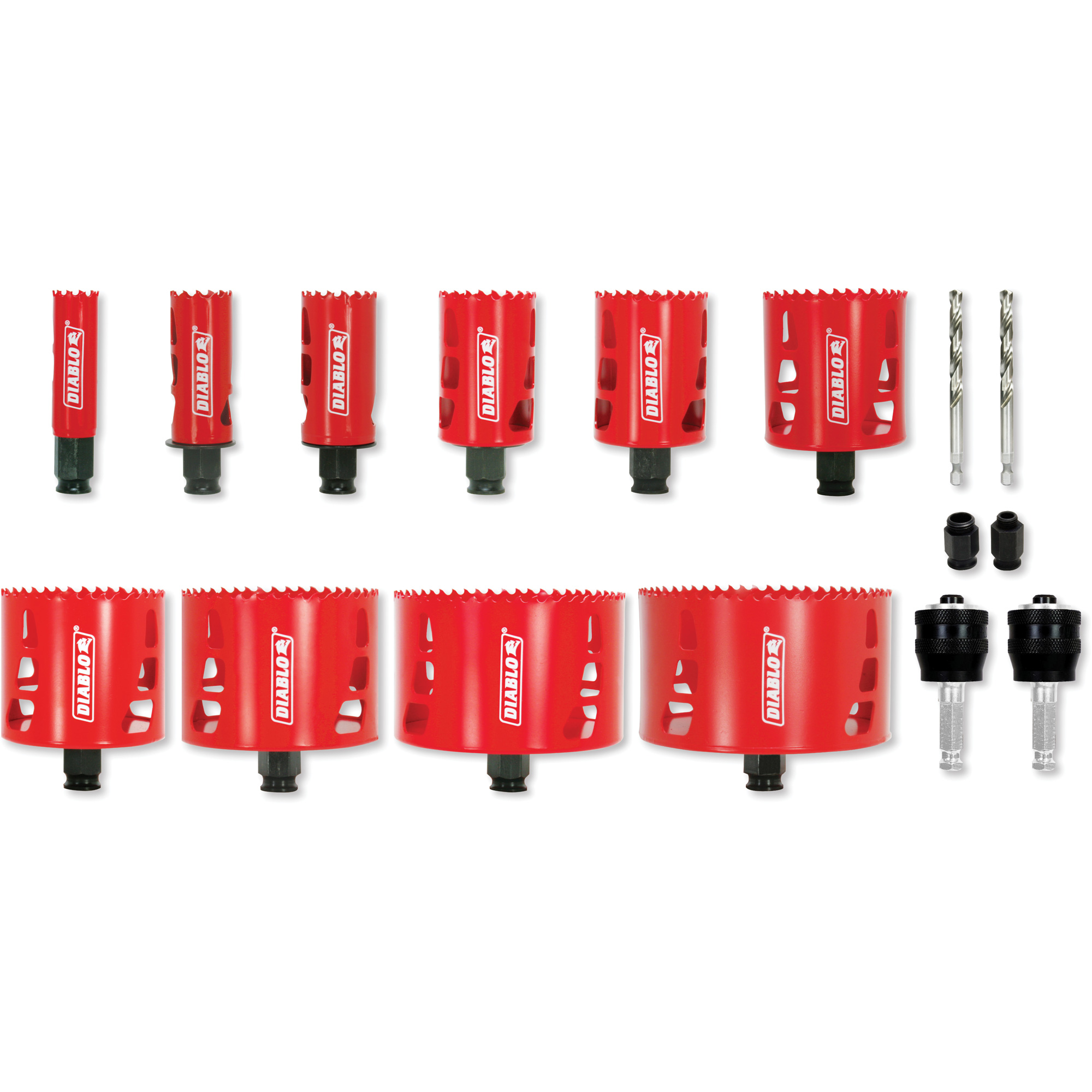 その他 DENNOVATE Diablo DHS16SEL Electrician's Bi-Metal Hole Saw Set, 16 Pieces