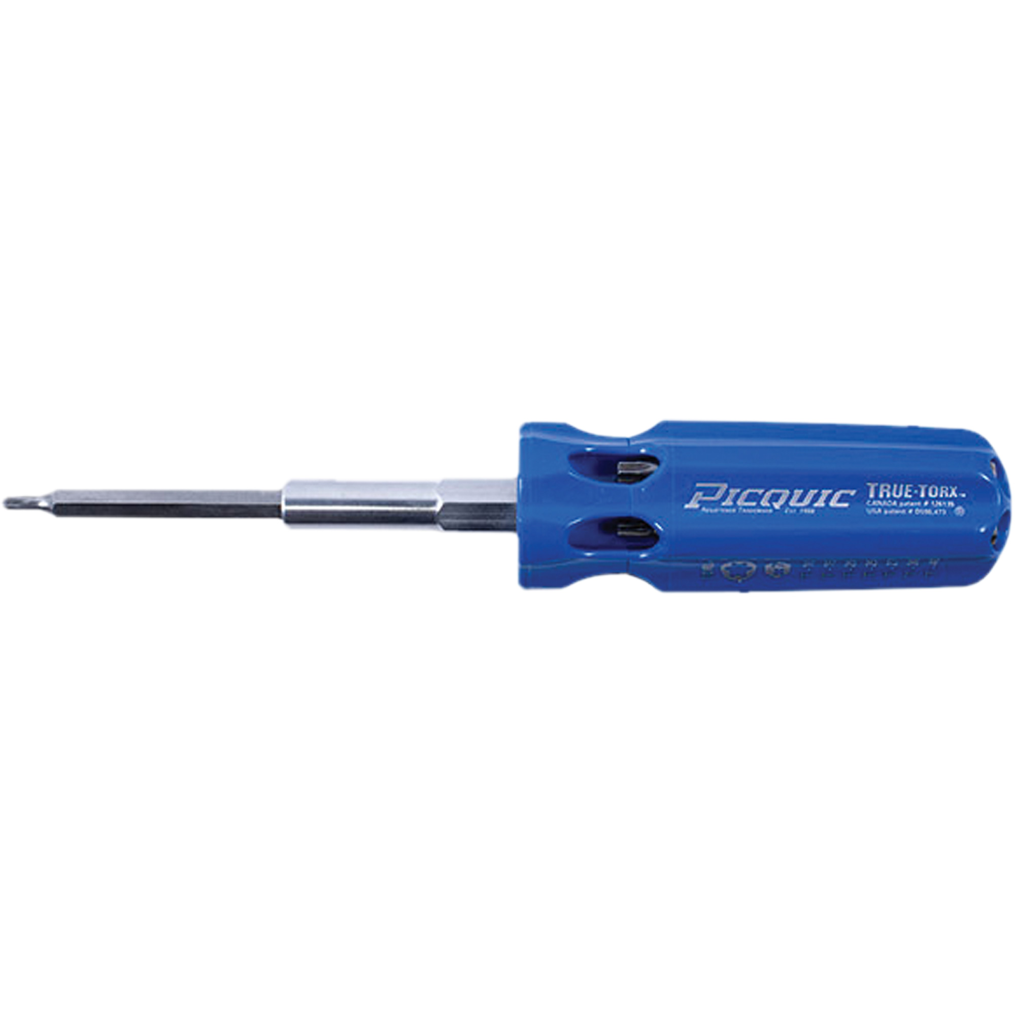 PICQUIC True Torx MultiBit Screwdriver, Plastic Handle UAU611 ( 88155B