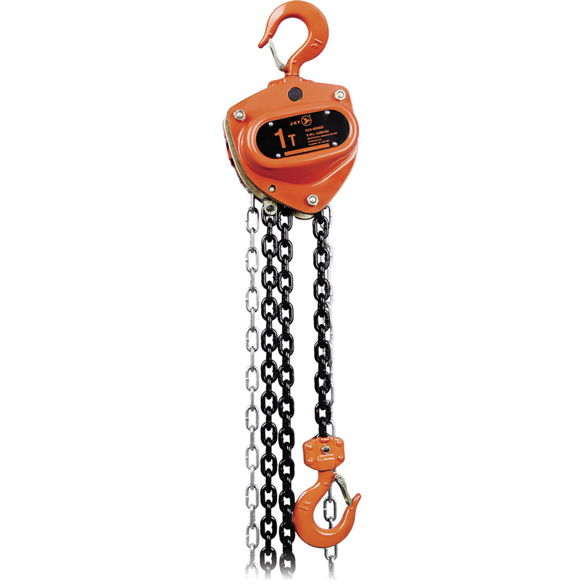 JET EQUIPMENT KCH Series HeavyDuty Chain Hoist with Overload