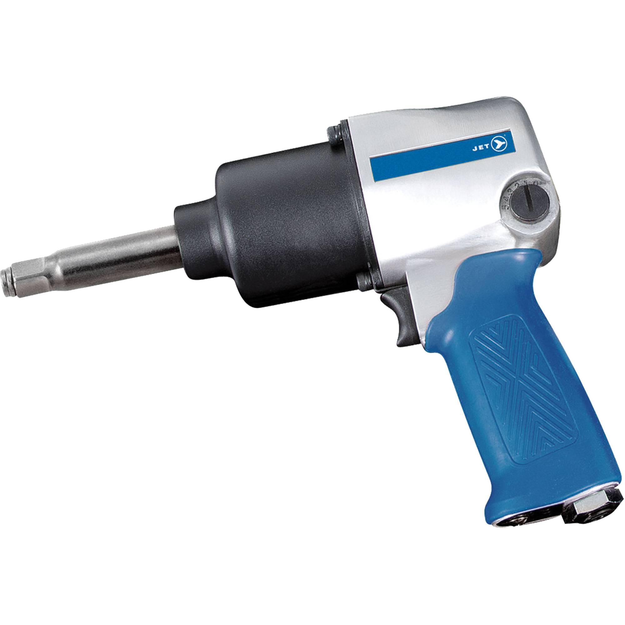 JET EQUIPMENT HeavyDuty Impact Wrench with 2" Extended Anvil, 1/2