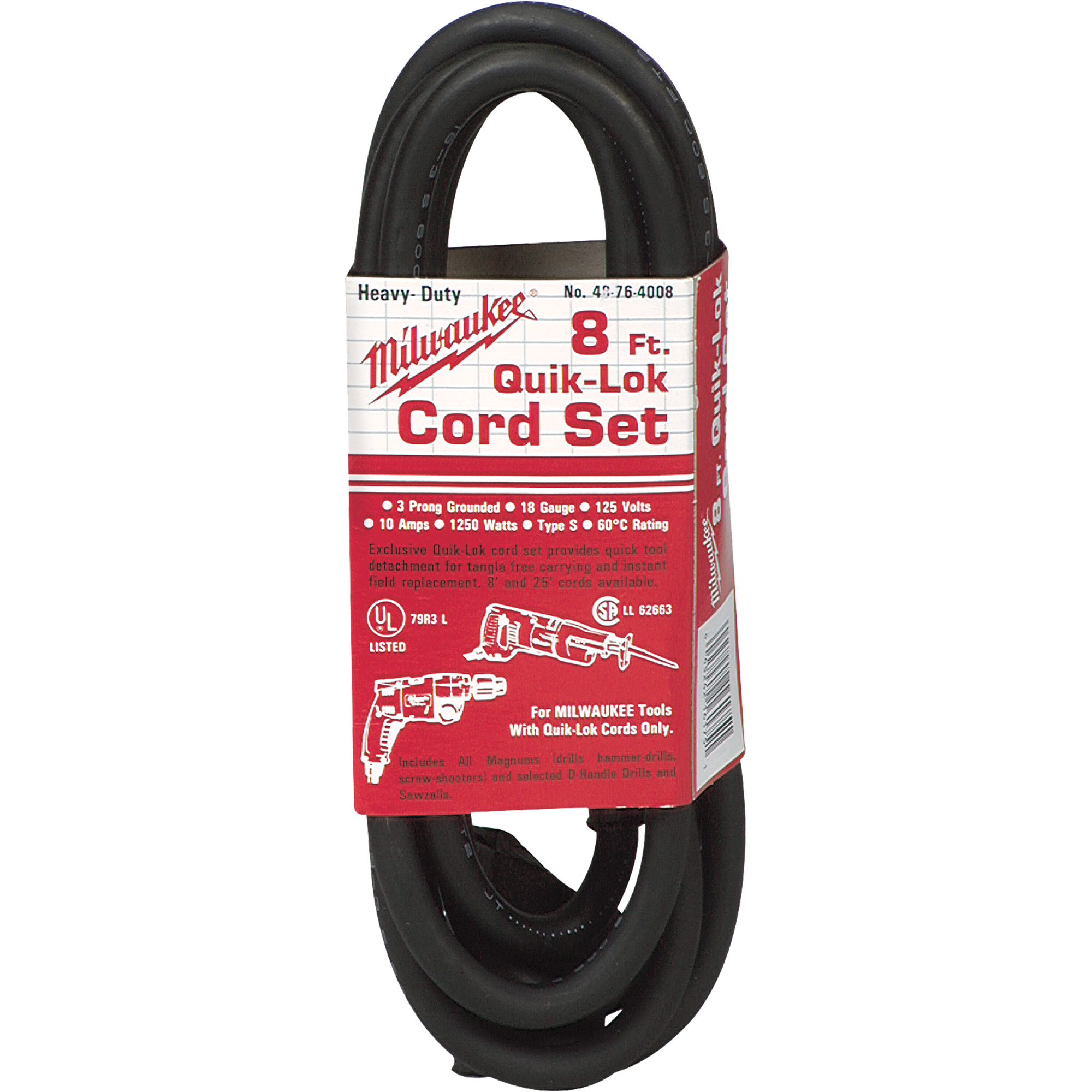 Milwaukee 48-76-4008 Quik-Lok® Cord
