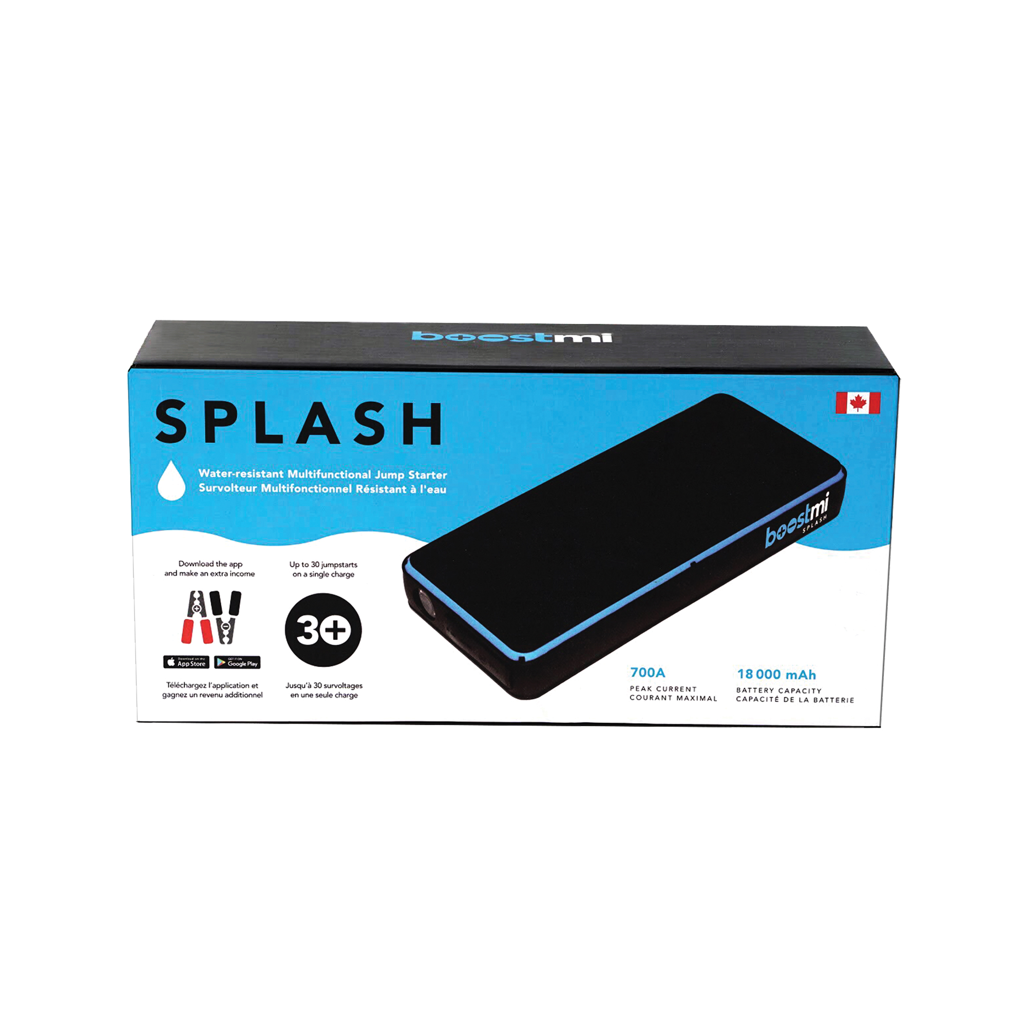 BOOSTMI Splash MultiFunctional Jump Starter XH161 (BMS01B) Shop