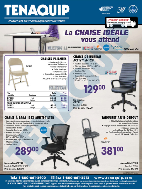 Promotion CHAISE