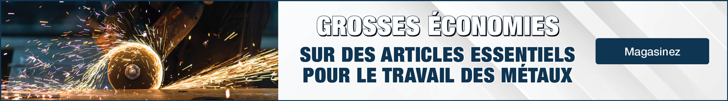 Économisez sur des articles de fabrication métallique