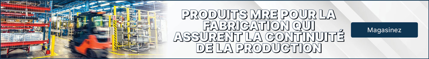 Économisez sur les produits MRE vedettes pour la fabrication