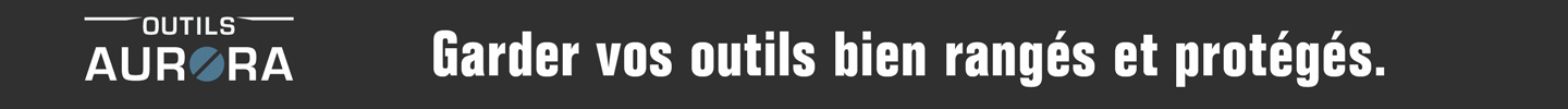 Économisez sur des produits de rangement d'Outils Aurora
