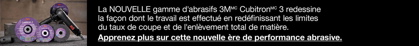 Découvrez la nouvelle ère des abrasifs 3M Cubitron