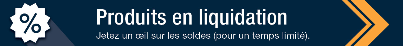 Produits en liquidation