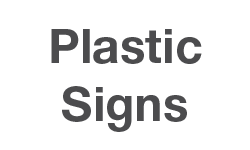 Plastic Signs