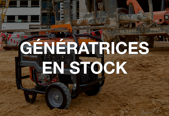Génératrices en stock