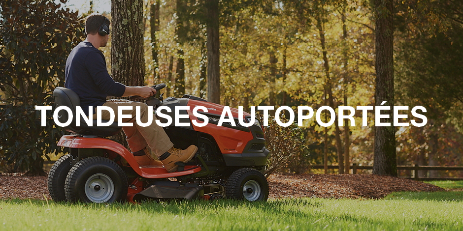 Tondeuses autoportées