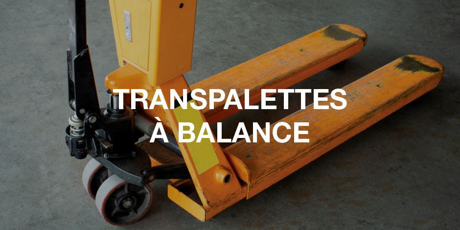 Transpalettes à balance