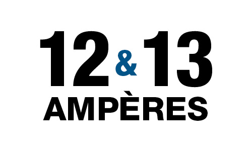 12 & 13 Ampères