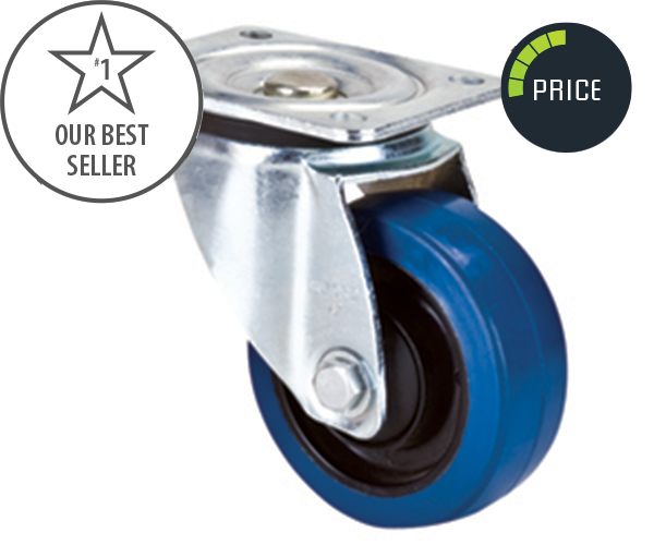 Blue Elastic Casters