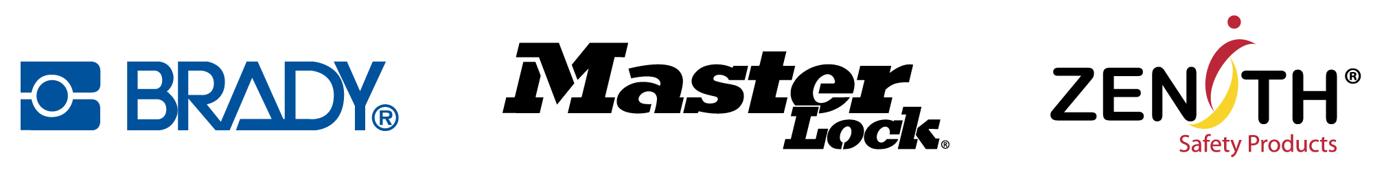 Brady, Master Lock, Zenith Safety