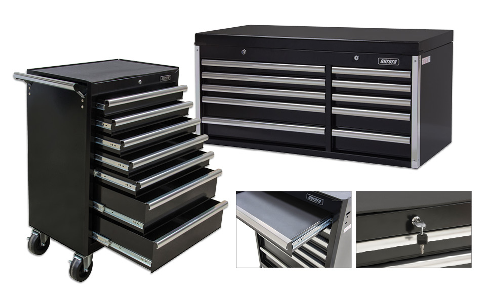Armoires à outils roulantes, coffres à outils, et chariot utilitaire