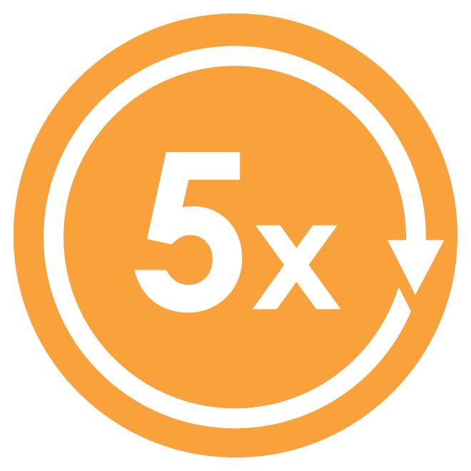 5x