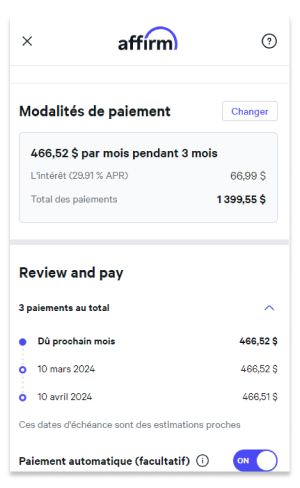 Répartissez le coût